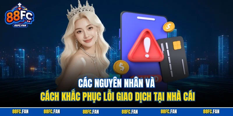 Các nguyên nhân và cách khắc phục lỗi giao dịch tại nhà cái
